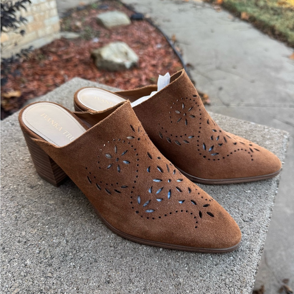 Ivanka Trump Brown Mule